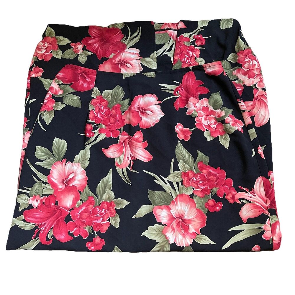 Vintage AGB Byer California Women’s Skirt Size Small Slit Tea Length Hawaiian - Picture 4 of 4